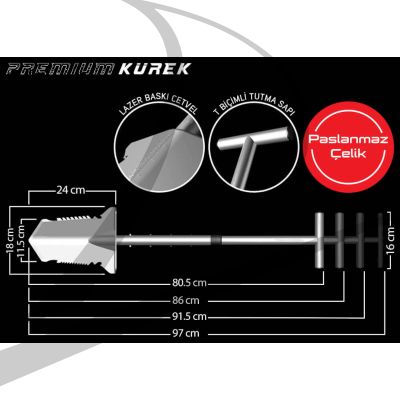 Paslanmaz Birinci Sınıf Kürek - 5