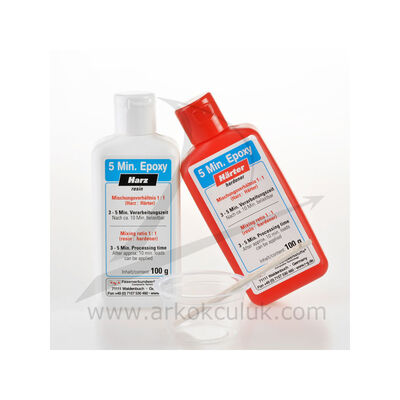 R&G 5 dakikalık epoxy kit / 100 gr - (MR 1:1) - 1